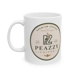 Personalized Monogram Badge Mug | Ceramic Coffee Cup